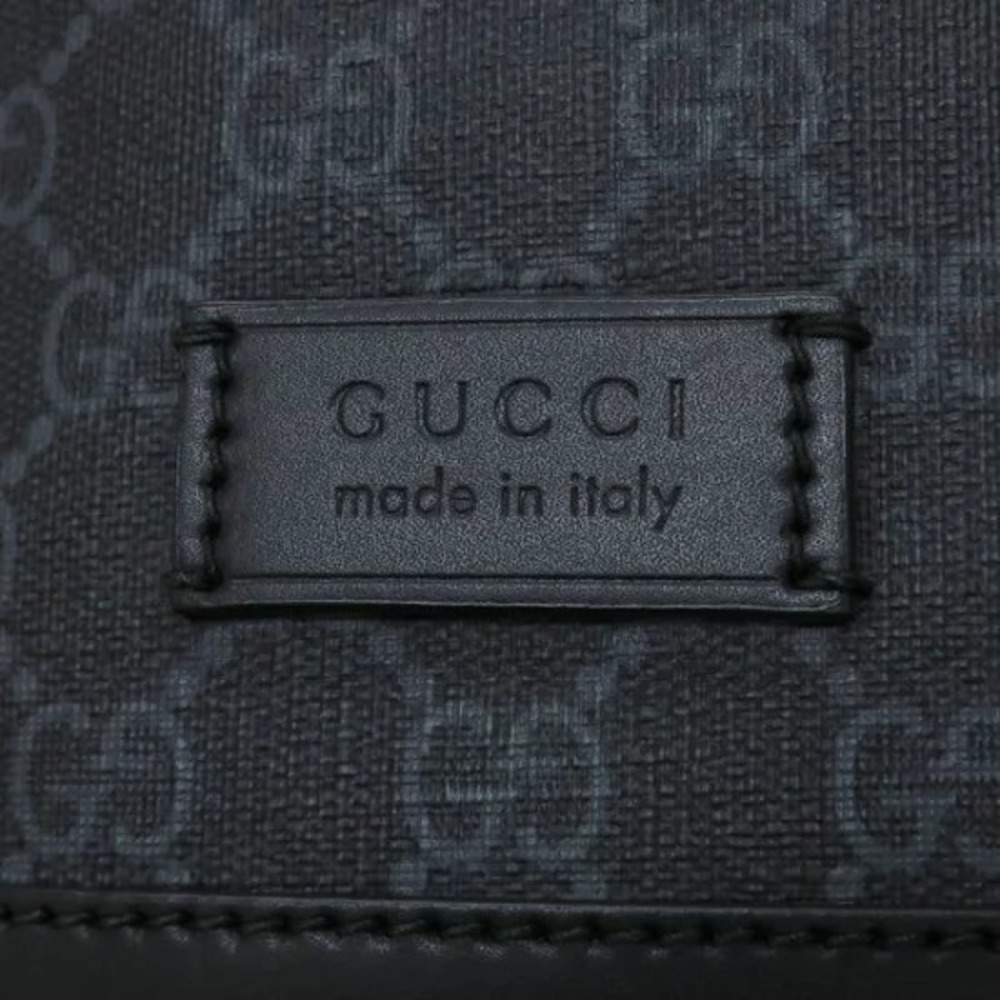 Gucci GG Supreme messenger bag Gray monogram black - Picture 6 of 9